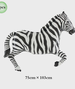 Jungle Safari Feestdecoratie Set - Dierenprint & Monstera Bladeren