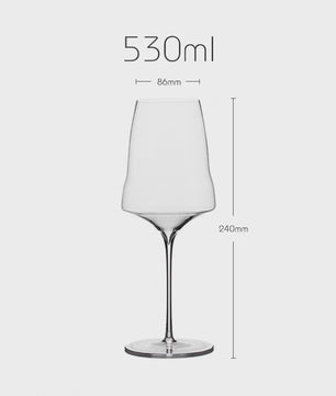 Luxe Handgemaakte Kristallen Wijnglas - Extreem Dun & Vlekkeloos