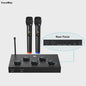 Draadloos UHF Karaoke Microfoon Systeem met Mixer voor Smart TV, PC en Home Theater