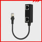 RJ45 Netwerk Splitter Adapter - 1 Male naar 2/3 Female Ethernet Poorten