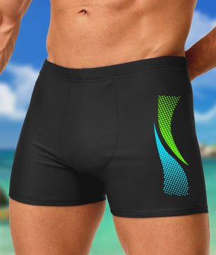 Heren Zwembroek Boxershorts met Snelle Droogtijd en Modieuze Print