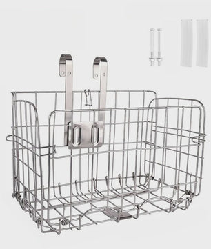 Vouwbare Fietsmand - Voor- en Achtermand - Duurzaam Staal - Mountainbike Accessoire