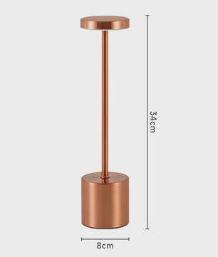 Draadloze LED Tafellamp met Touch Bediening - Oplaadbaar, 3 Kleuren, Dimbaar - Sfeerverlichting