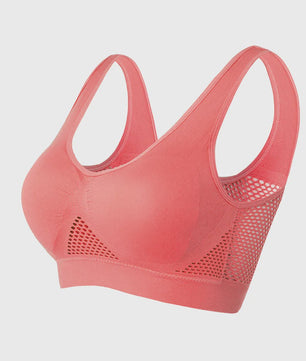 Seamless Sports BH met Uitsparingen & Push-up - Dames Yoga, Fitness & Running (M-6XL)