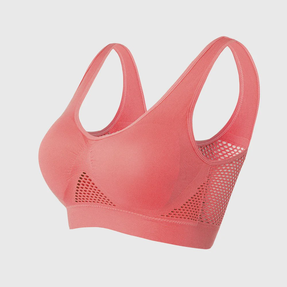 Seamless Sports BH met Uitsparingen & Push-up - Dames Yoga, Fitness & Running (M-6XL)