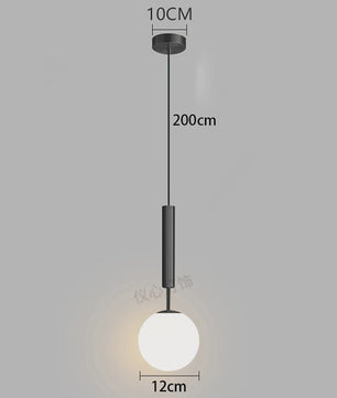 Moderne LED Hanglamp voor Slaapkamer en Nachtkastje - Stijlvolle Binnenverlichting