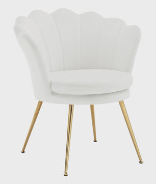 Luxe Velours Fauteuil met Metalen Poten - Comfortabele Relaxstoel voor de Woonkamer