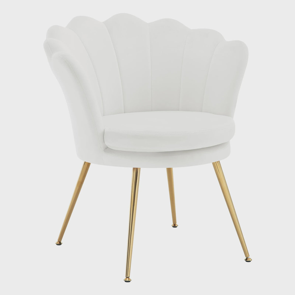 Luxe Velours Fauteuil met Metalen Poten - Comfortabele Relaxstoel voor de Woonkamer