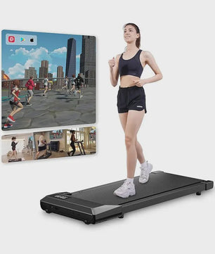 Superun 2-in-1 Loopband met 2.2PK Motor: Compacte Onder Desk Treadmill voor Thuis