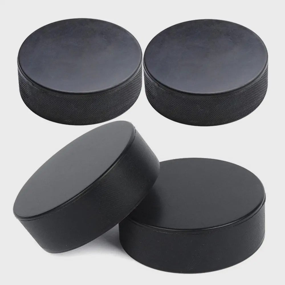 Set van 4 Street Hockey Pucks - Officiële Maat (3 inch diameter) voor Training en Indoor Spel