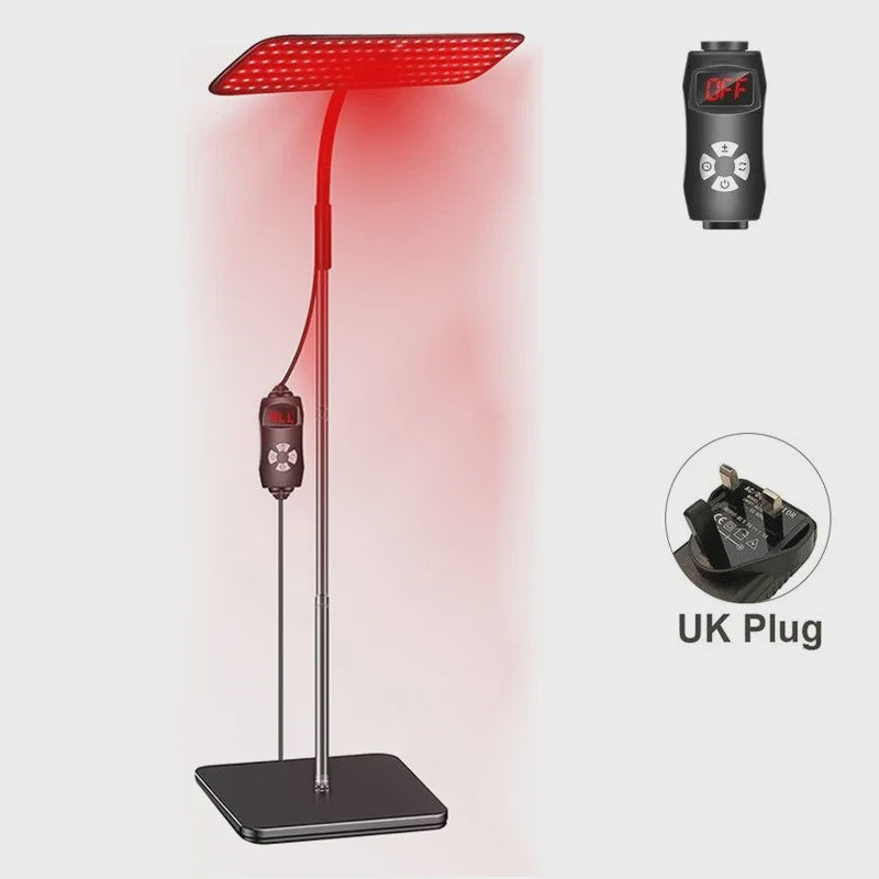 LED Roodlichttherapie Paneel met Standaard - 660nm & 850nm Nabij-Infrarood