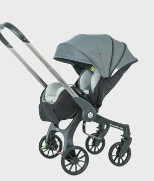 Multifunctionele 4-in-1 Kinderwagen & Reiswieg: Lichtgewicht, Inklapbaar & Hoge Zit