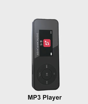 Draagbare MP3 Speler met Scherm & Bluetooth 5.3 - Ingebouwde Speaker, FM Radio, E-book & Opnamefunctie