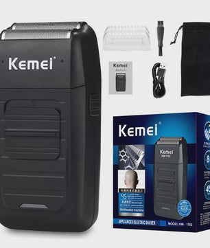 Kemei KM-2299 Professionele Elektrische Baardtrimmer & Tondeuse - USB Oplaadbaar