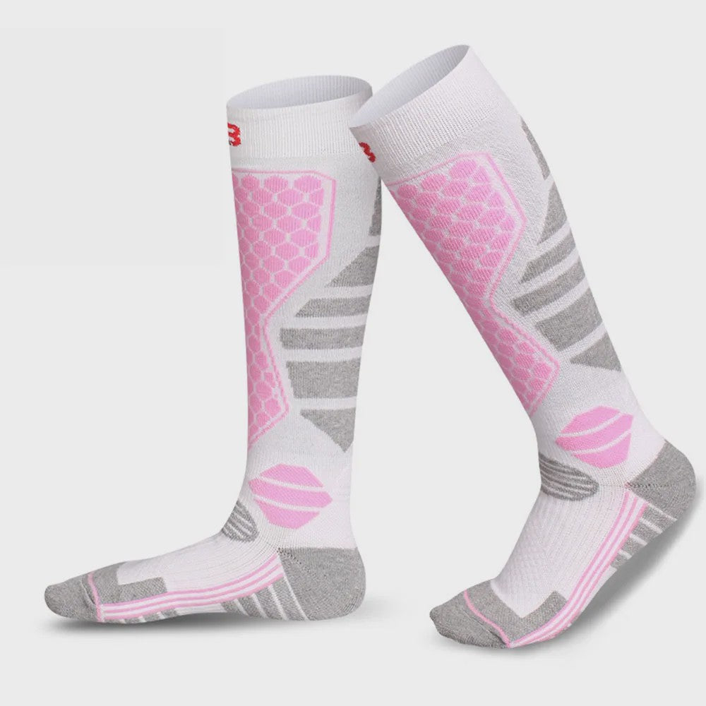 Warme Ski Sokken - Anti-slip, Ademend & Thermisch - Kniehoog