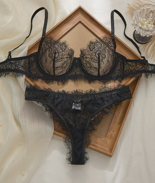 Luxe kanten bh en slip set - Naadloos en comfortabel