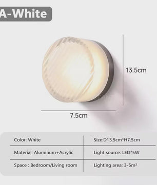 Nordic LED Wandlamp Jelly Design - Decoratieve Sfeerverlichting voor Hal, Studiekamer, Restaurant