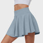 Sportieve Tennisrok met Hoge Taille, Ingebouwde Zak en Sneldrogend Materiaal - Perfect voor Fitness & Hardlopen