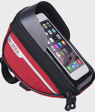 Bicycle Bag Waterproof Touch Screen Cycling Bag Bicycle Front Cell Phone Holder Bag 4.7-6.8 inch Phone Case Bike Accessories
