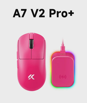 MCHOSE A7 V2 Draadloze Gaming Muis - 8000Hz Polling Rate, PAW3950 Sensor, Lichtgewicht