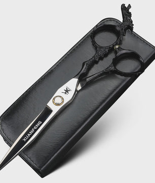 Xuanfeng 6-inch Drakenhandvat Haar Scharen Set - Professionele Knipper- en Effen Schaar