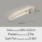 Moderne LED Plafondlamp met Spotlight - Zwart, Wit of Goud - Sfeervolle Verlichting voor Slaapkamer & Studiekamer