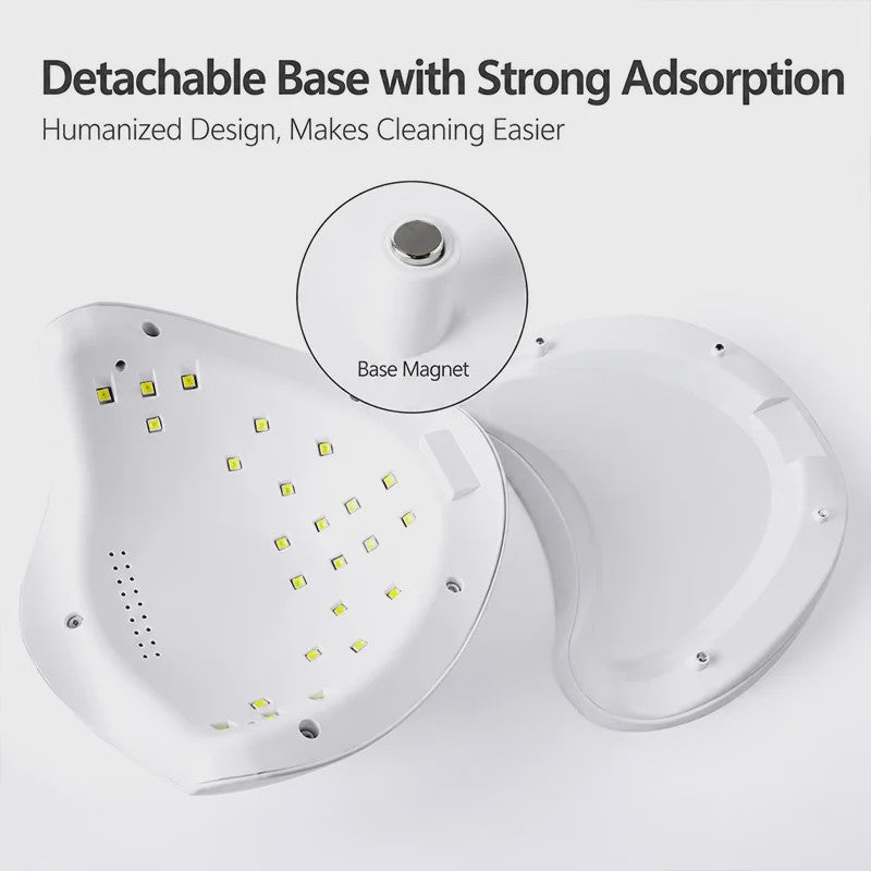 Professionele UV/LED Nageldroger Lamp met LCD Display en Smart Sensor - Snel Drogen van Gel Polish