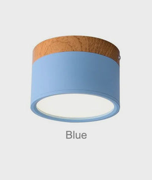 Nordic Hout LED Plafondspot - Dimbare Modern Design Verlichting