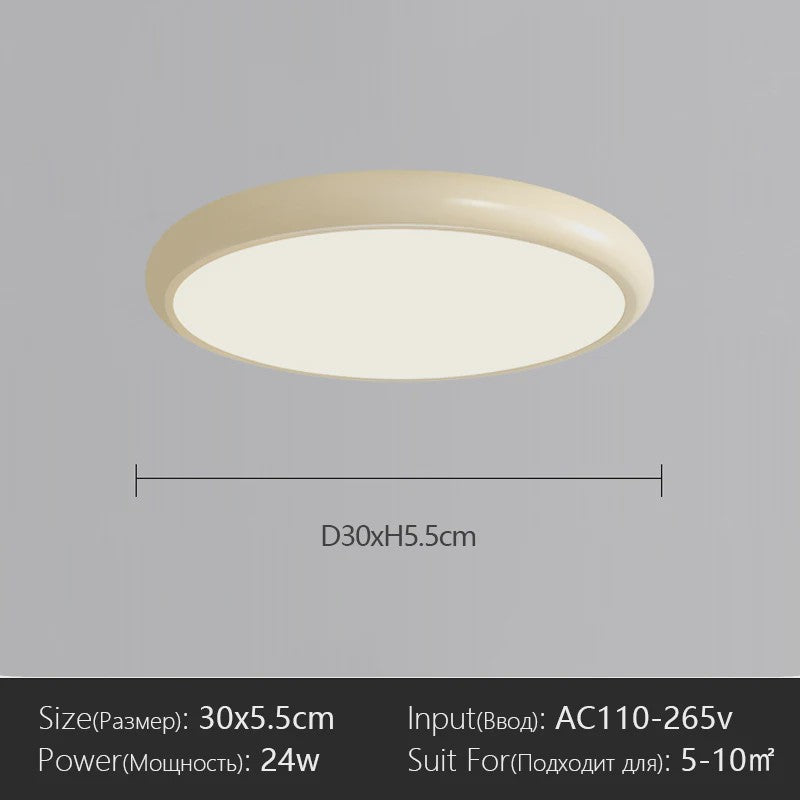 Moderne Scandinavische LED Plafondlamp - Stijlvol en Veelzijdig