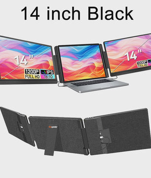 14-inch Draagbare Dual Laptop Monitor - Full HD Uitbreidbaar Scherm voor Productiviteit