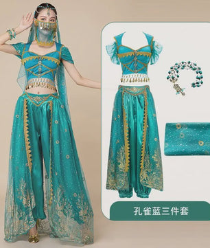 Prachtig Belly Dance Kostuum - Princess Stijl Outfit voor Dames | Dans, Feest & Halloween