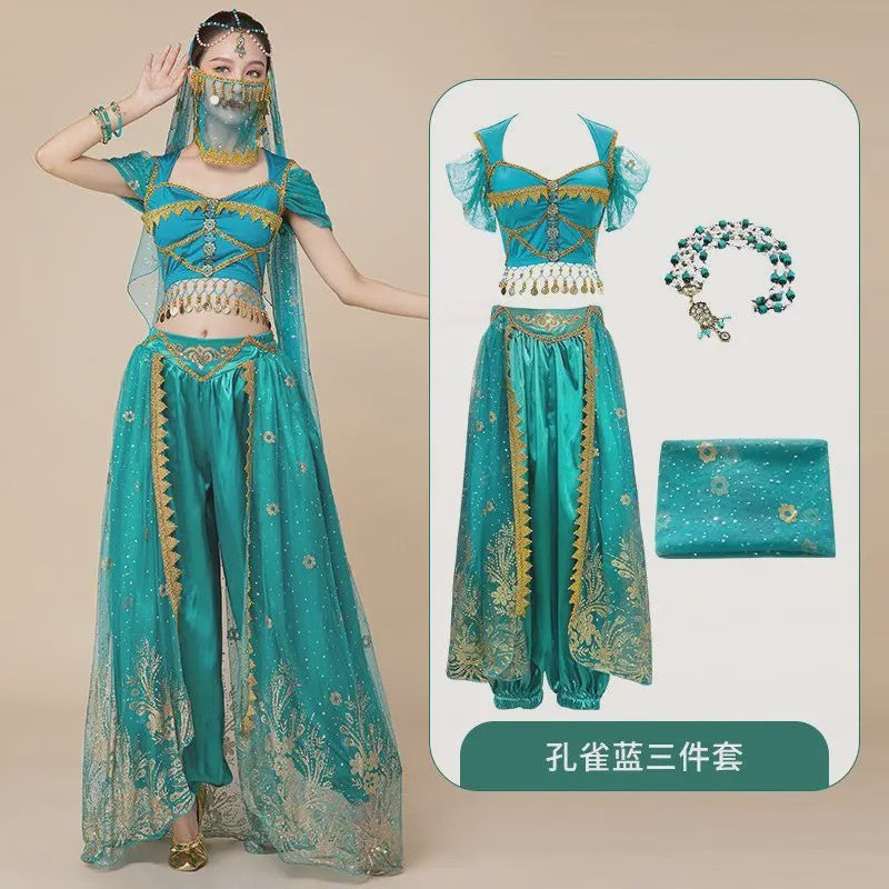 Prachtig Belly Dance Kostuum - Princess Stijl Outfit voor Dames | Dans, Feest & Halloween