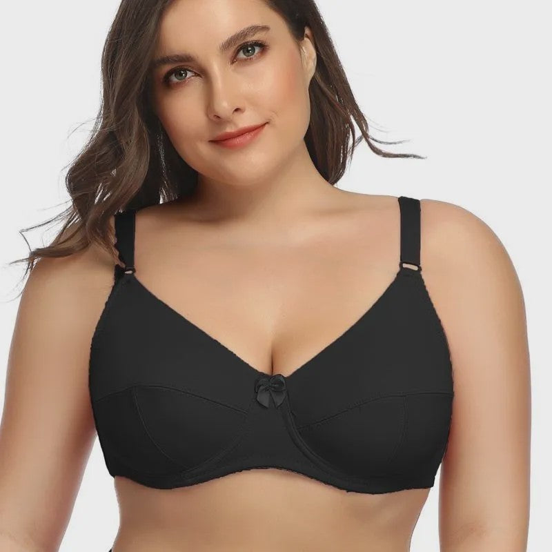 Beauwear Volle Cup Minimizer BH met Beugel - Grote Maten (36-52 D/E/F) - Zwart & Nude