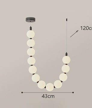 Moderne Scandinavische Plafondlamp met Bolvormige Lampjes - Hanglamp voor Woonkamer & Trap