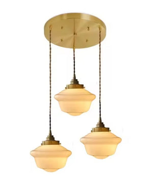 Japanse Glazen Hanglamp – Minimalistisch Nordic Design – LED E27 – Verstelbaar Snoer 200 cm – Sfeervolle Interieurverlichting
