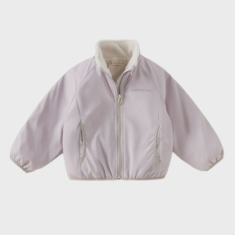 Dave & Bella Kinder Jas - Lente/Herfst Casual Outdoor Jas met Fleece Voering voor Jongens en Meisjes