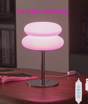 Nordic Mushroom Tafellamp - Bauhaus Design met 9-Niveaus Dimbaar Sfeerlicht