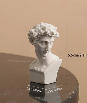 Griekse Mythologie Apollo buste sculptuur van hars - Klassieke God van het Zonlicht