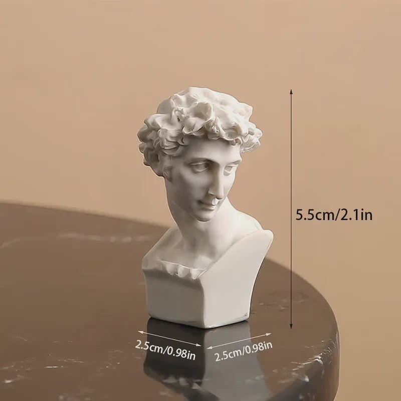 Griekse Mythologie Apollo buste sculptuur van hars - Klassieke God van het Zonlicht