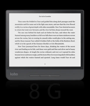 KOBO Forma E-reader 8.0" 300PPI HD E-ink Scherm - Waterdicht & ComfortLight PRO