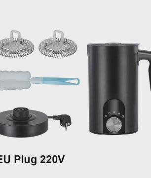5-in-1 Automatische Melkopschuimer: Warm & Koud Schuim voor Latte, Cappuccino & meer
