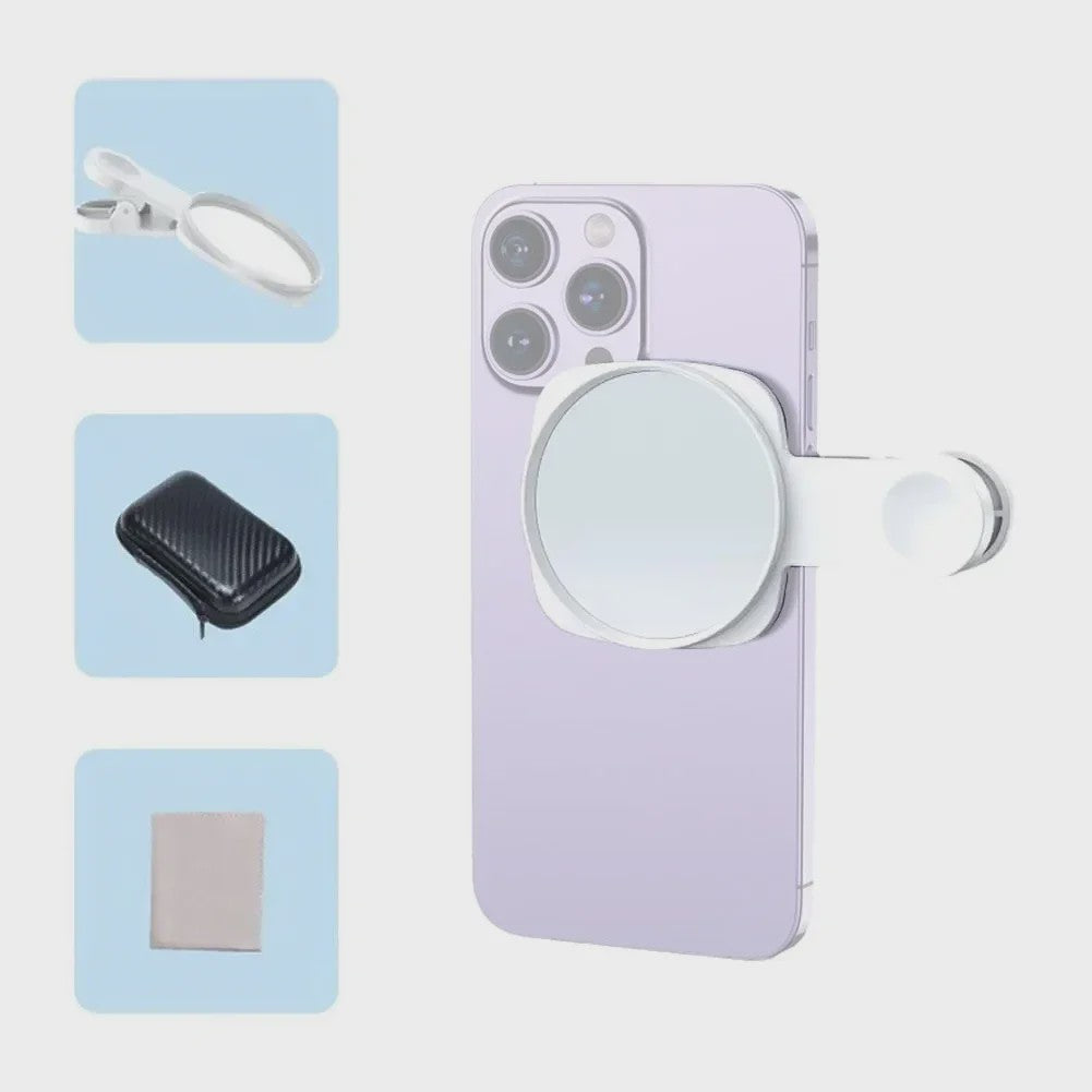 Universele Selfie Spiegel Clip Kit voor Smartphone Camera - Perfect voor Vlogs & Foto's