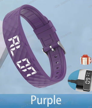 Trilwekker Armband Horloge - Stille Wekker voor Zware Slapers, Verstelbaar & Draagbaar
