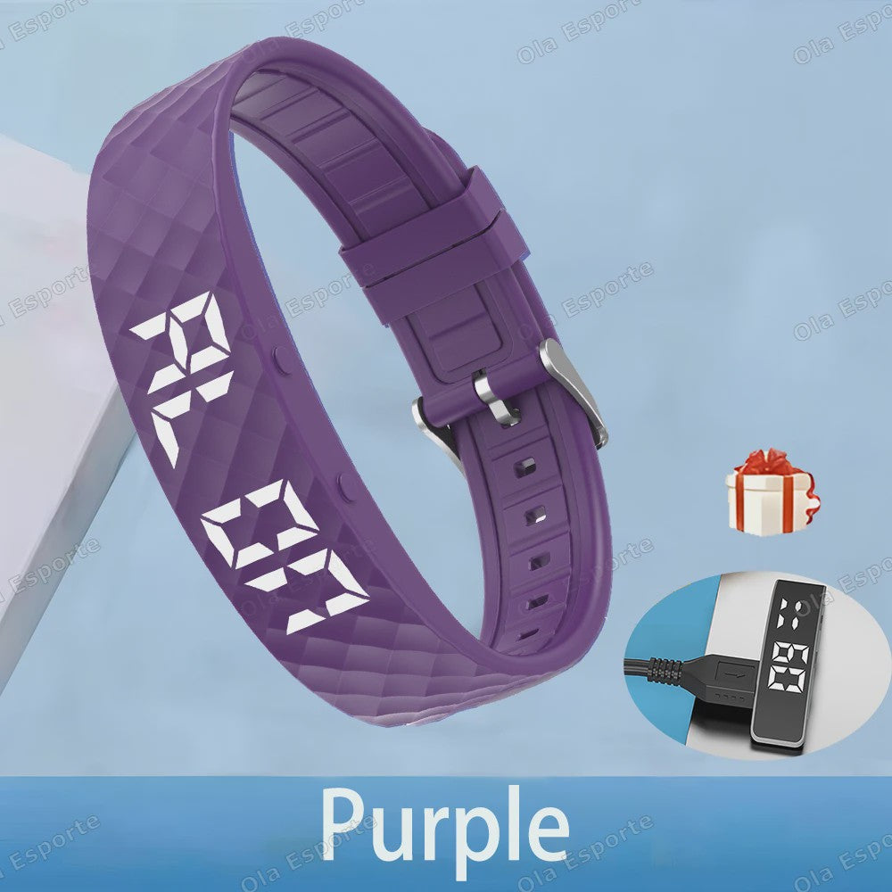 Trilwekker Armband Horloge - Stille Wekker voor Zware Slapers, Verstelbaar & Draagbaar