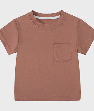 Zomer T-shirt Bamboe Vezel voor Baby Jongens & Meisjes - Kortmouw, Ronde Hals