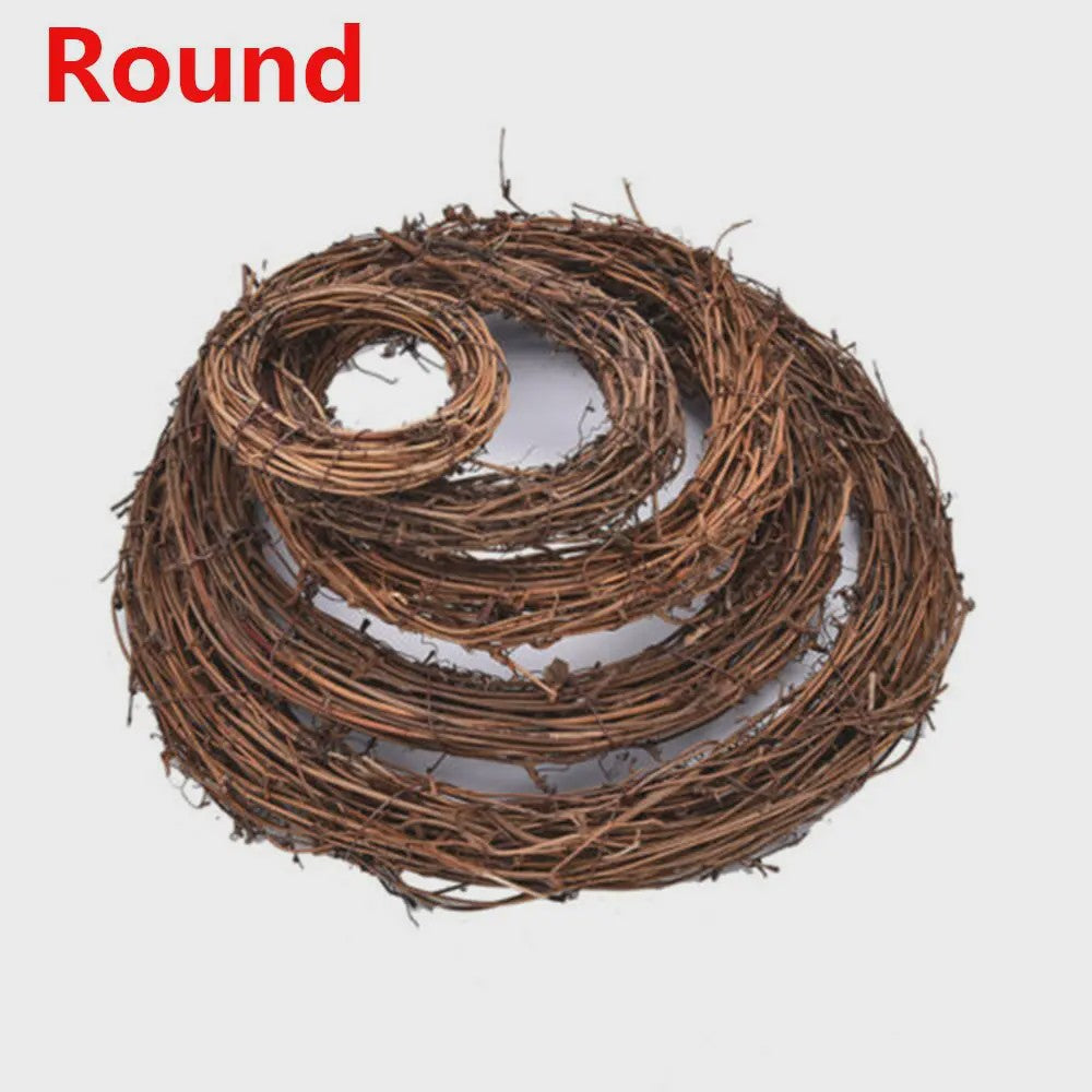 Natuurlijke Rotan Krans - 8-30cm - Kerst, Feest & Decoratie