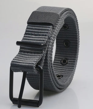 Canvas Riem Heren - Veelzijdige Pin Buckle Riem voor Studenten, Militaire Stijl & Denim