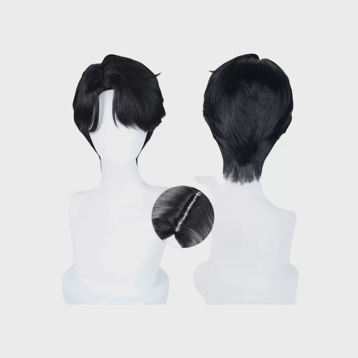 Jinu Cosplay Kostuum Set - Zwart Pak Outfit met Hoed, Riem en Accessoires voor Halloween & Carnaval