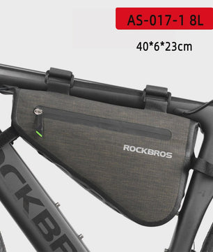 ROCKBROS 8L Fietstas Frame Driehoek Tas - Waterdicht, Reflecterend & Verstelbaar
