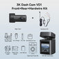 Baseus VD1 Dashcam: 3K Ultra HD, Dubbele Camera, GPS, Nachtzicht & App Bediening